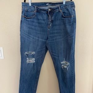 Old Navy boyfriend jeans, size 16